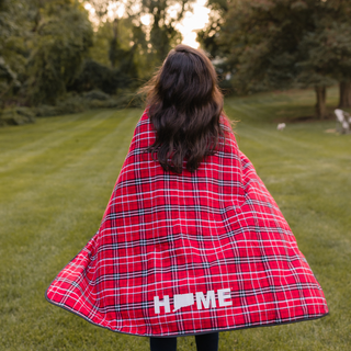 Home Plaid Flannel Blanket