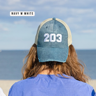 The 203's Embroidered Trucker Cap