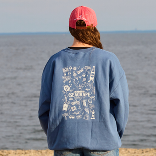 203 X Seagrape Doodle Crewneck