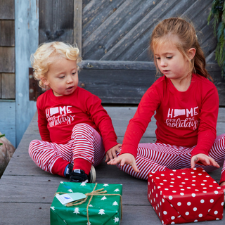 Home for the Holidays Kids PJ Set