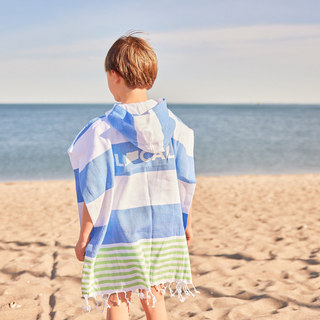 Kids CT Local Turkish Towel Poncho