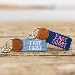East Coast Needle Point Key Chain