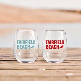 Fairfield Beach Acrylic Wine Glasses