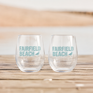 Fairfield Beach Acrylic Wine Glasses