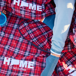 Home Plaid Flannel Blanket