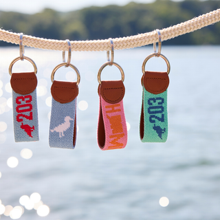 East Coast Needle Point Key Chain