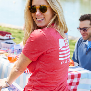 Ultra-Soft Red East Coast Tee