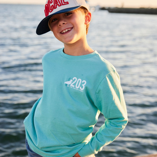 Toddler 203 Blue Home Long Sleeve Tee