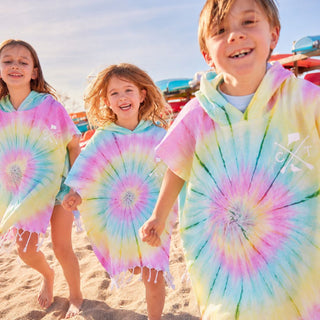Kids CT Local Turkish Towel Poncho