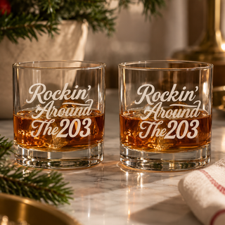 Rockin' Around The 203 Whiskey Glasses