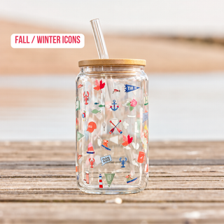 Coastal Icons Glass Tumbler