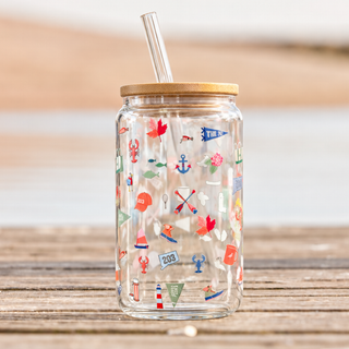 Coastal Icons Glass Tumbler