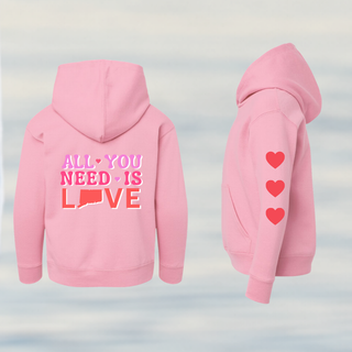 Kids All You Need Is Love Hoodie