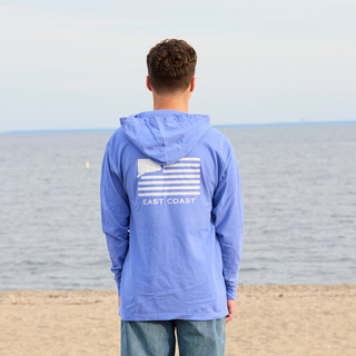 Vintage Washed 203 East Coast Hooded Long Sleeve