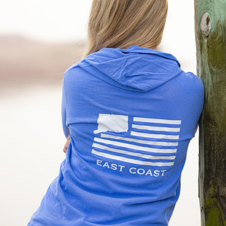 Vintage Washed 203 East Coast Hooded Long Sleeve