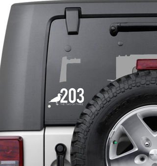 203 Vinyl Decal Stickers - The Two Oh Three